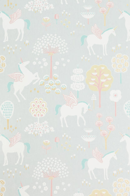 True Unicorns Wallpaper - Grey