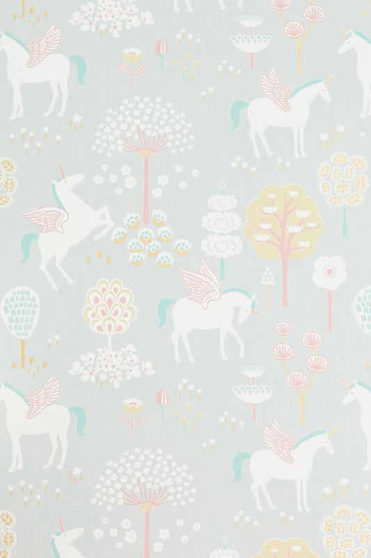 True Unicorns Wallpaper - Grey