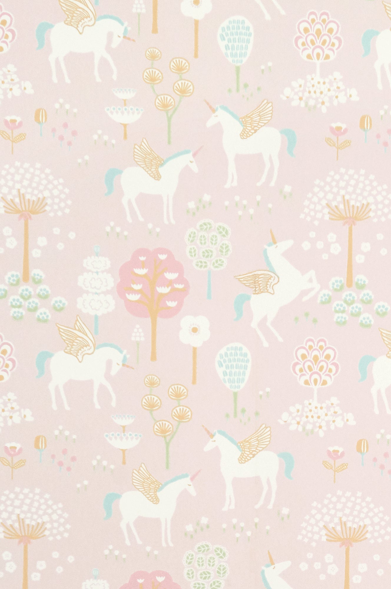 True Unicorns Wallpaper - Pink