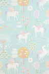 True Unicorns Wallpaper - Turquoise
