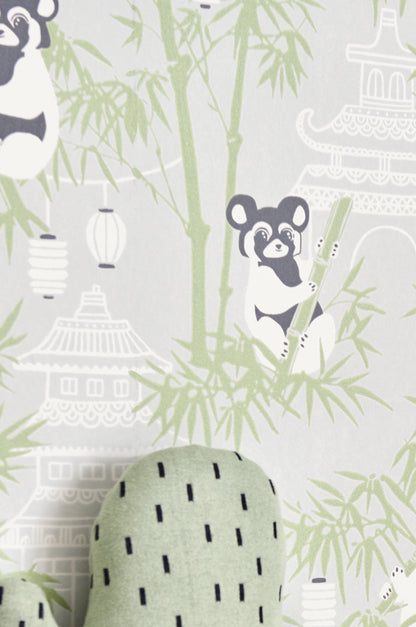 Bambu Wallpaper - Grey