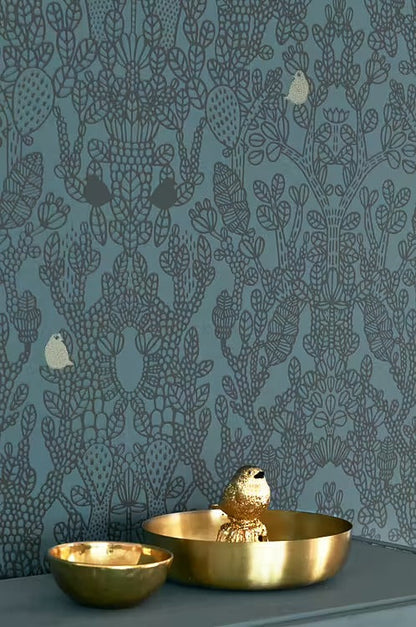 Amelie Wallpaper - Petrol