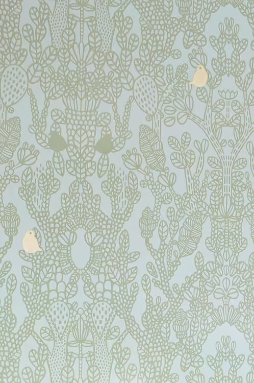 Sample - Amelie Wallpaper - Green