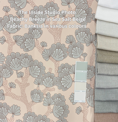 Beachy Breeze Wallpaper - Sea Salt Beige