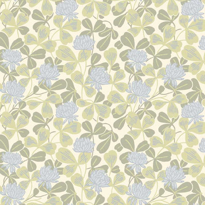 Klover Floral Wallpaper - Blue