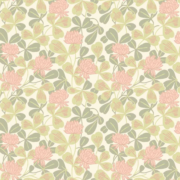 Sample - Klover Floral Wallpaper - Pink