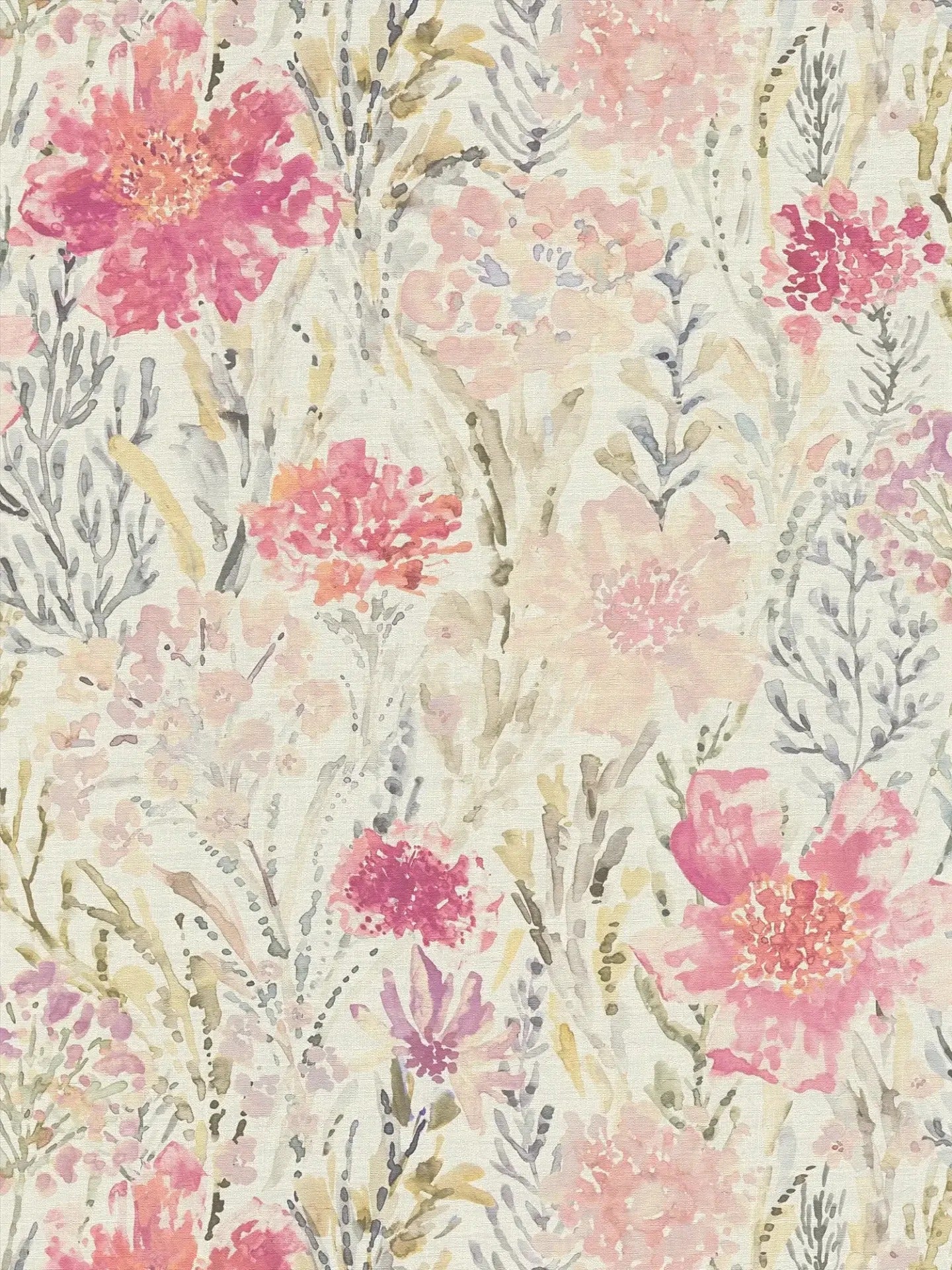 Aquarell Dreams Wallpaper - Pink