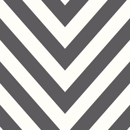 Chevron Wallpaper - Black/White