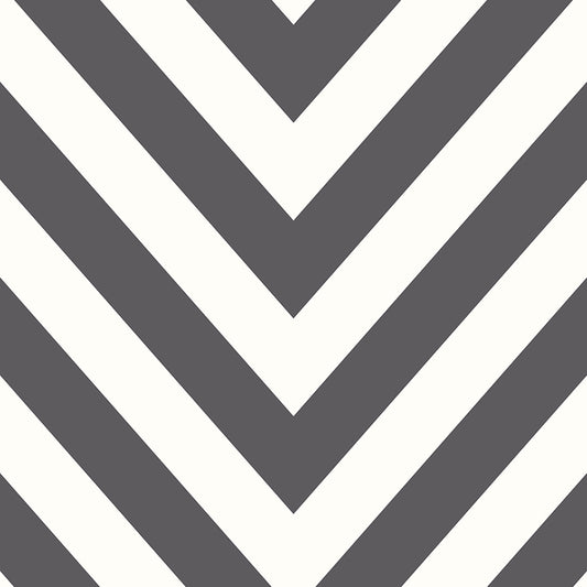 Chevron Wallpaper - Black/White