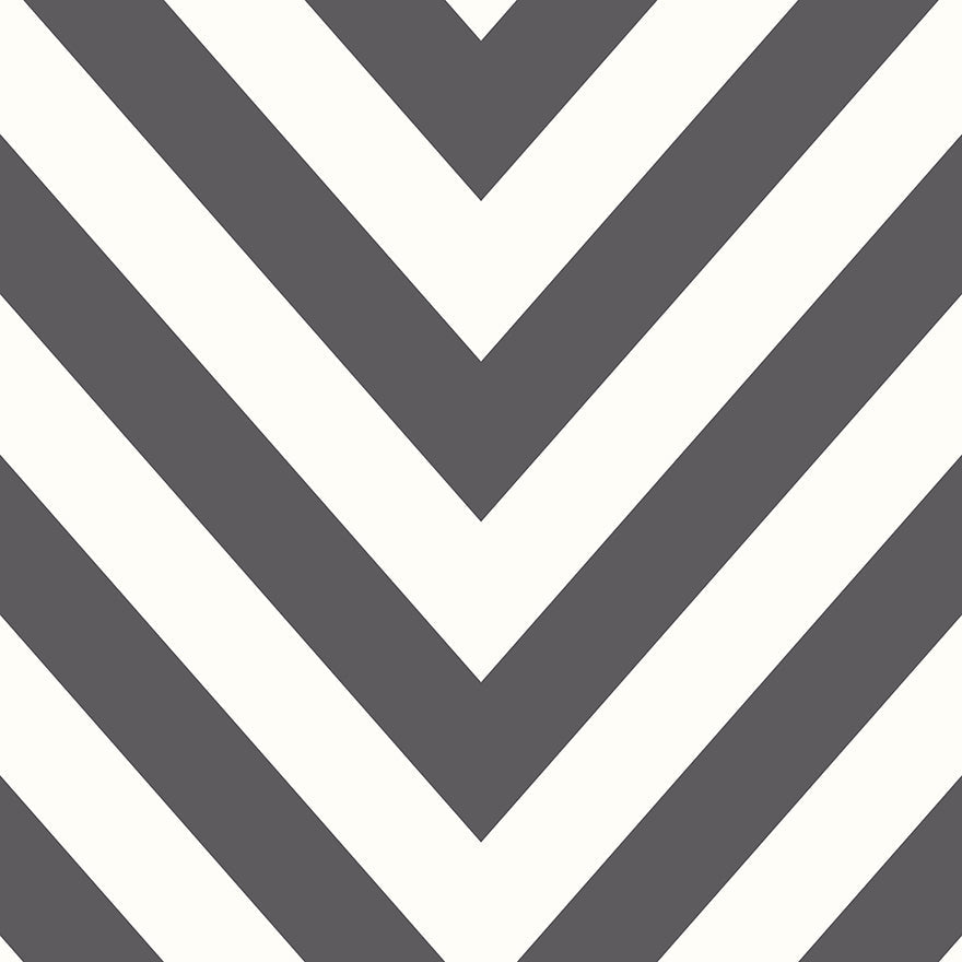 Sample - Chevron Wallpaper - Black/White