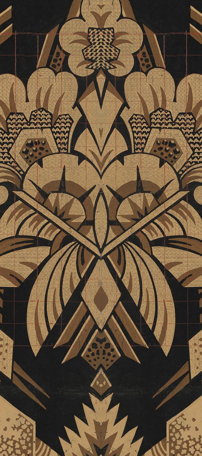 Big Patterns Art Deco - Custom Sized Wallpaper Mural (per m2)