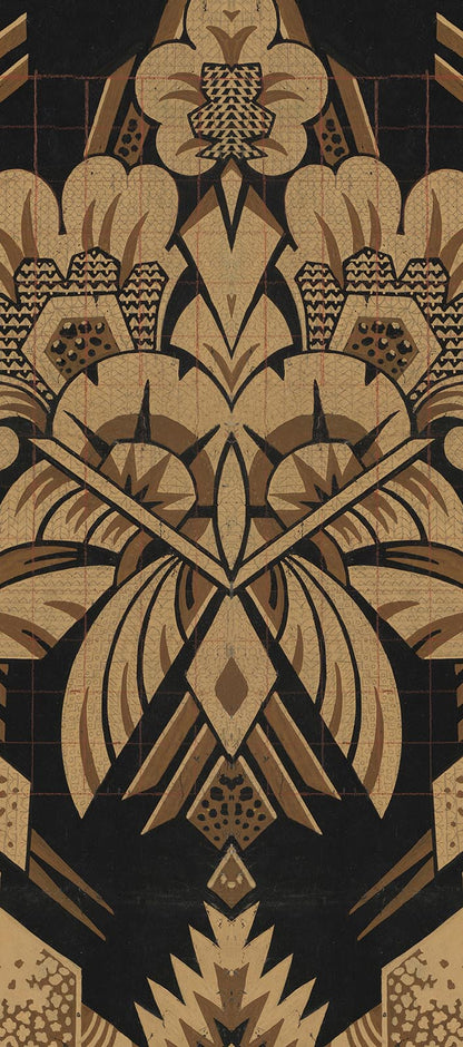 Big Patterns Art Deco - Custom Sized Wallpaper Mural (per m2)