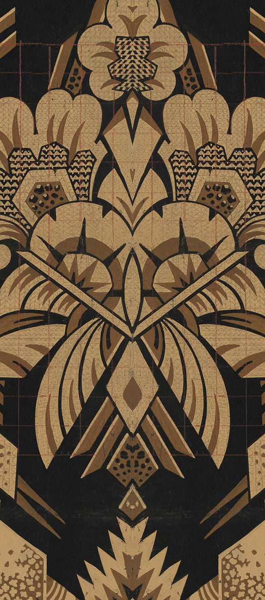 Big Patterns Art Deco - Custom Sized Wallpaper Mural (per m2)