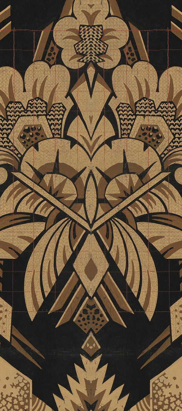 Sample - Big Patterns Art Deco - Custom Sized Wallpaper Mural (per m2)