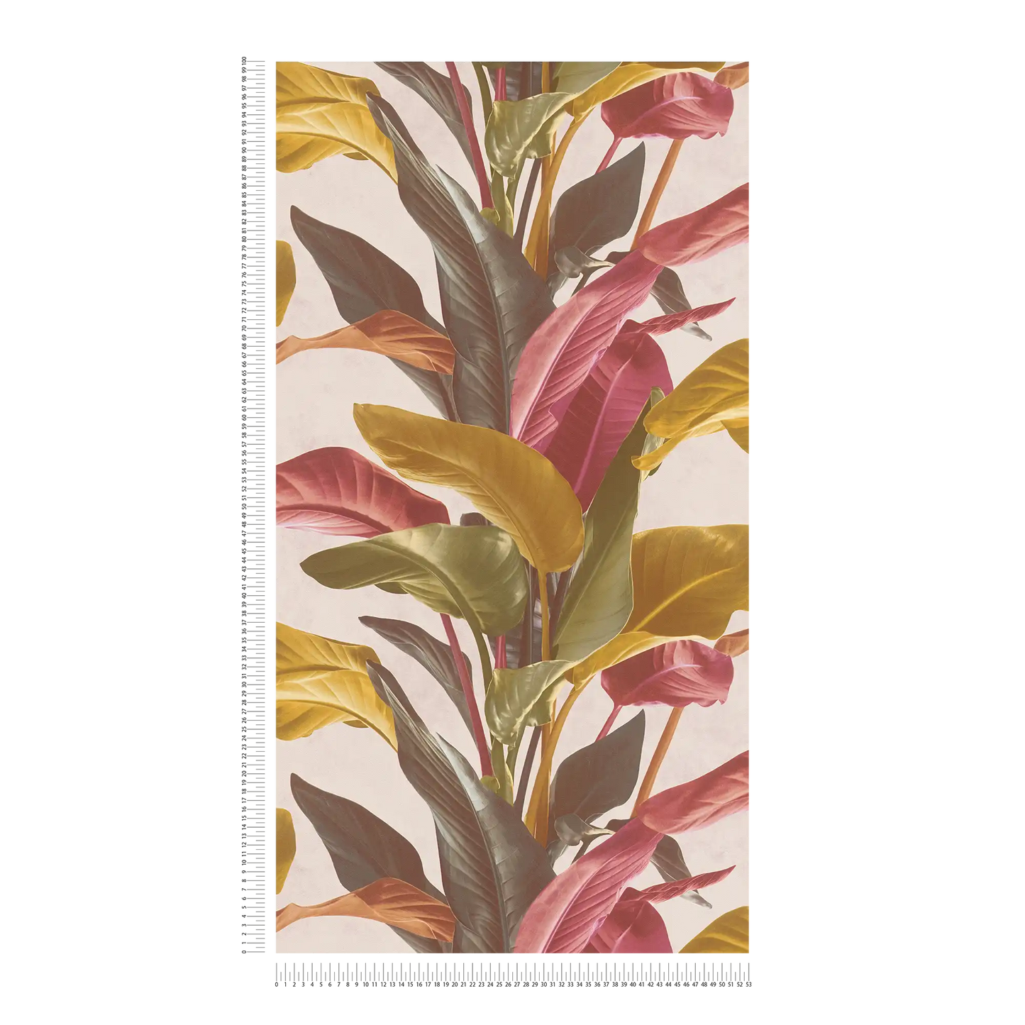 Banana Tropical Wallpaper - Red