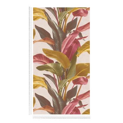 Banana Tropical Wallpaper - Red