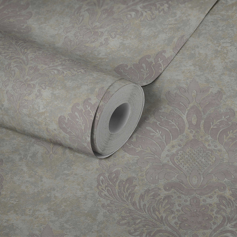 St. Petersberg Baroque Wallpaper - Grey