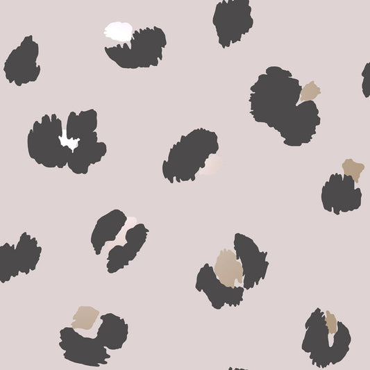 Large Leopard Spot Wallpaper - Pink - Discontinuing
