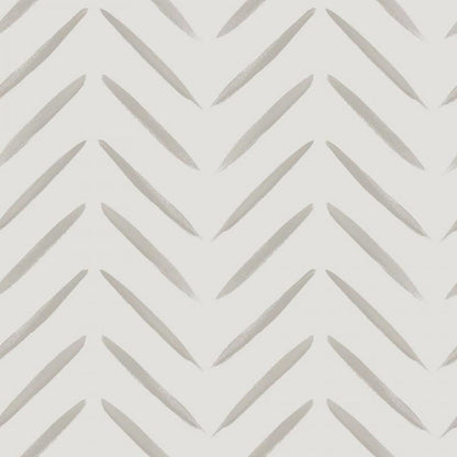 Chevron Brush Marks Wallpaper - Taupe - LAST 3 ROLLS
