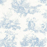 Scène d'été Wallpaper - Bleu Porcelaine