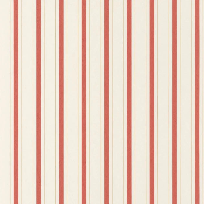 Rayure Wallpaper - Rouge Carmin