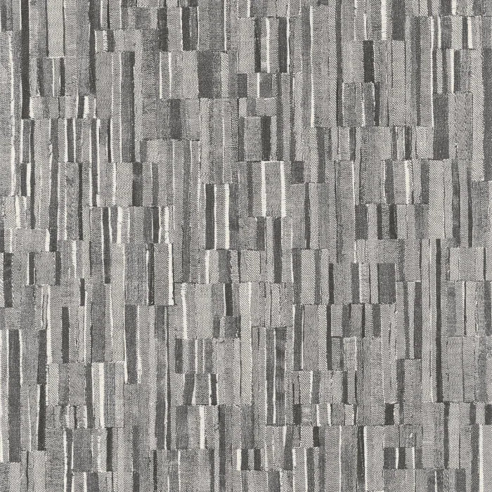 Patch Denim Wallpaper - Noir Fusain