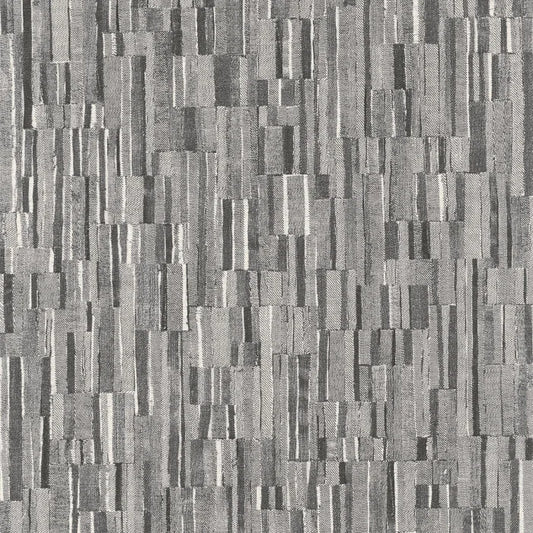 Patch Denim Wallpaper - Noir Fusain