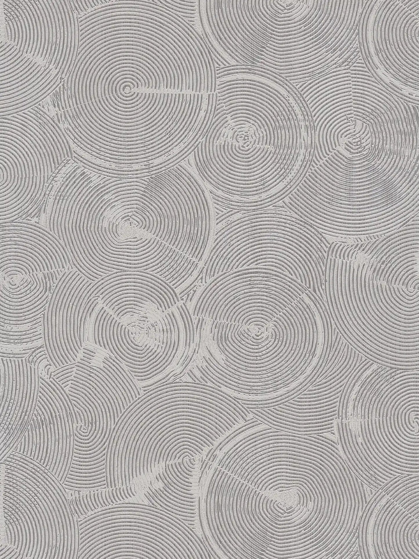 Capetown Clay Wallpaper - Darker Grey + Metallic White