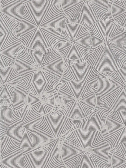 Capetown Clay Wallpaper - Darker Grey + Metallic White