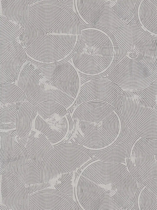 Capetown Clay Wallpaper - Darker Grey + Metallic White