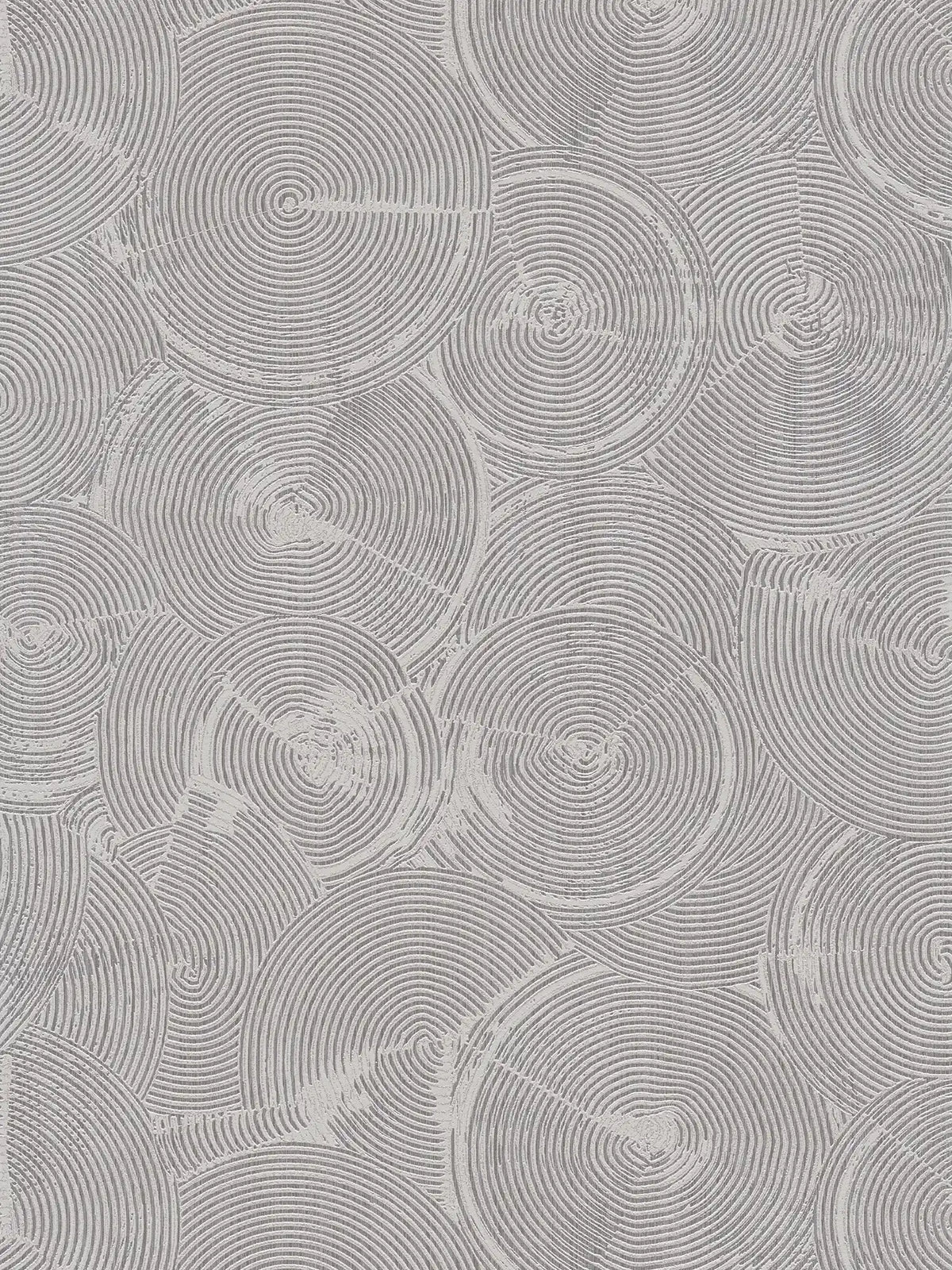 Sample - Capetown Clay Wallpaper - Darker Grey + Metallic White
