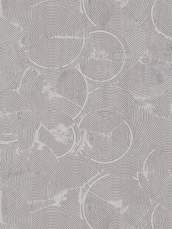 Sample - Capetown Clay Wallpaper - Darker Grey + Metallic White