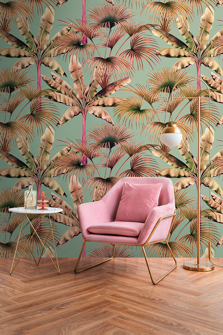 Miami Trees - Hybrid Wallpaper Mural