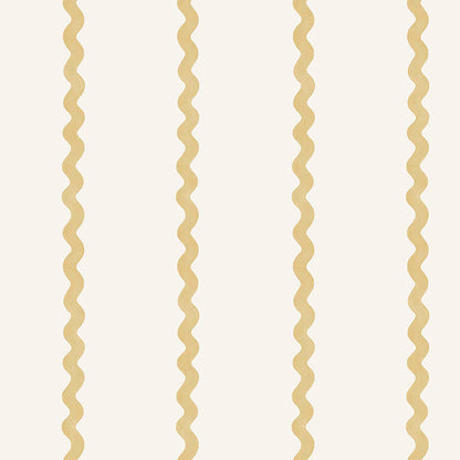 Do The Wiggle Wallpaper - Stripe Ochre