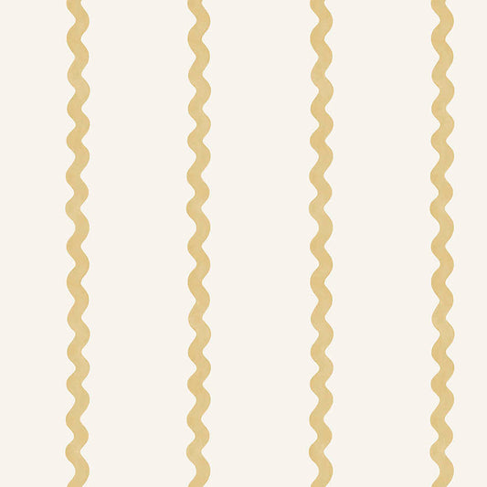 Do The Wiggle Wallpaper - Stripe Ochre