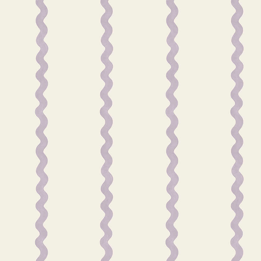 Do The Wiggle Wallpaper - Stripe Lilac