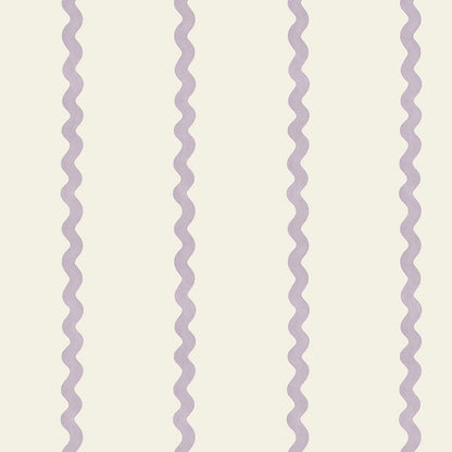 Do The Wiggle Wallpaper - Stripe Lilac