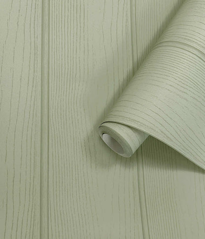 Tongue & Groove – Wood Panel Wallpaper – Sage Green