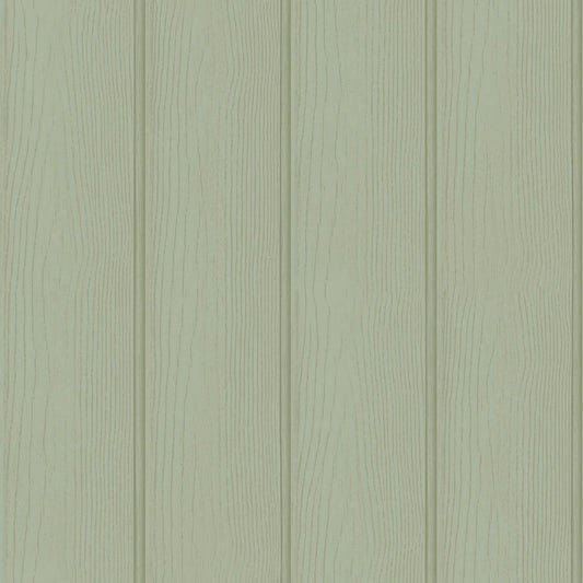 Tongue & Groove Wallpaper – Sage Green