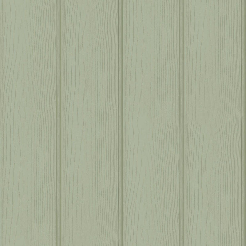 Sample - Tongue & Groove Wallpaper - Sage Green