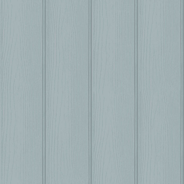 Sample - Tongue & Groove Wallpaper - Blue