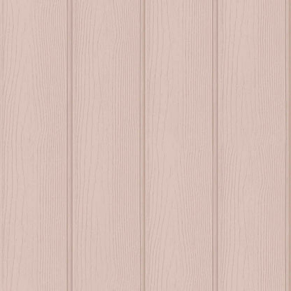 Tongue & Groove Wallpaper - Pink