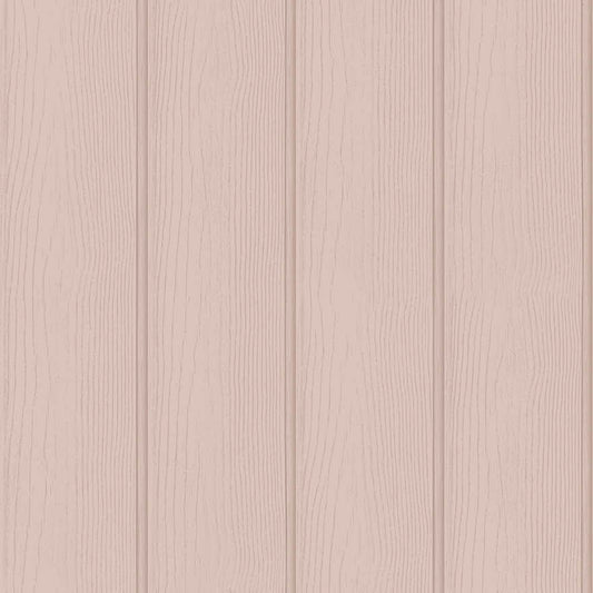 Tongue & Groove Wallpaper - Pink