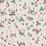 Bunnies & Berries Wallpaper - Cream