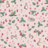 Bunnies & Berries Wallpaper - Pink