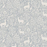 Deer Woods Wallpaper – Blue