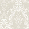 Bow Damask - Wallpaper - Taupe