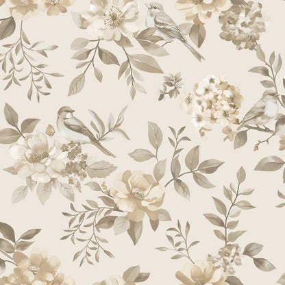 The Bird Garden Wallpaper - Neutral