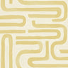 Brushed Geo - Wallpaper - Ochre