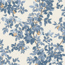 Orange Tree – Citrus Blossom Wallpaper – Blue White